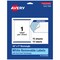 Avery Matte White Removable Rectangle Labels with Sure Feed Technology, 10" x 7"